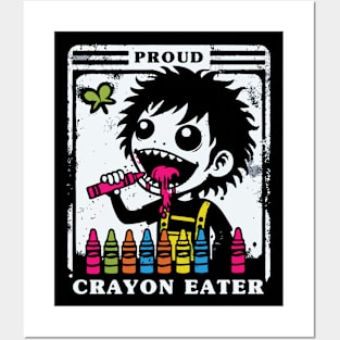 Proud Crayon Eater Posters and Art